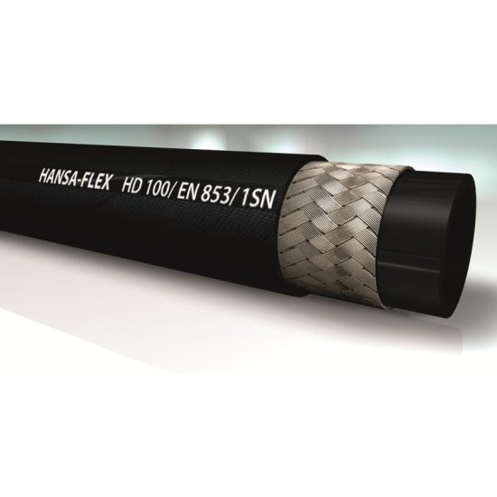 HANSA-FLEX HD 100 braided hydraulic hose (EN 853 1SN)