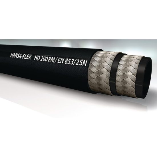 HANSA-FLEX HD 200 RM braided hydraulic hose (EN 853 2SN)