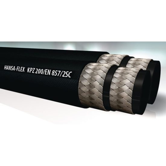 HANSA-FLEX KPZ 200 braided hydraulic hose (EN 857 2SC)