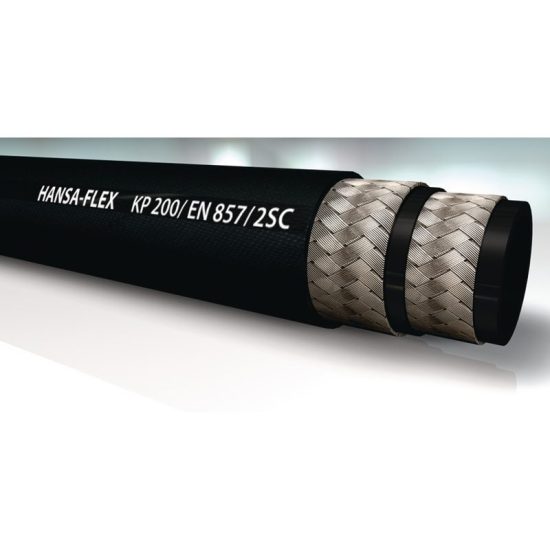HANSA-FLEX KP 200 braided hydraulic hose (EN 857 2SC)