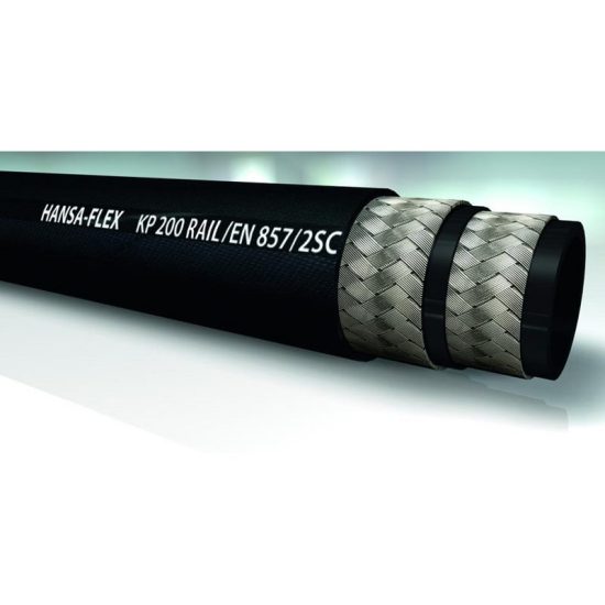 HANSA-FLEX KP 200 RAIL braided hydraulic hose (EN 857 2SC)