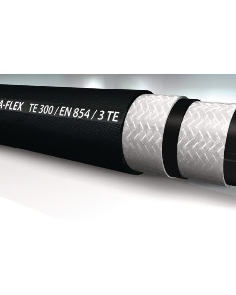 HANSA-FLEX TE 300 textile braid hydraulic hose (EN 854 3TE)