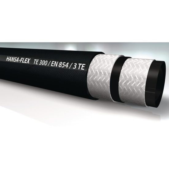 HANSA-FLEX TE 300 textile braid hydraulic hose (EN 854 3TE)