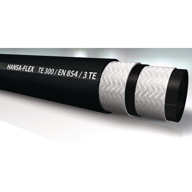 HANSA-FLEX TE 300 textile braid hydraulic hose (EN 854 3TE)