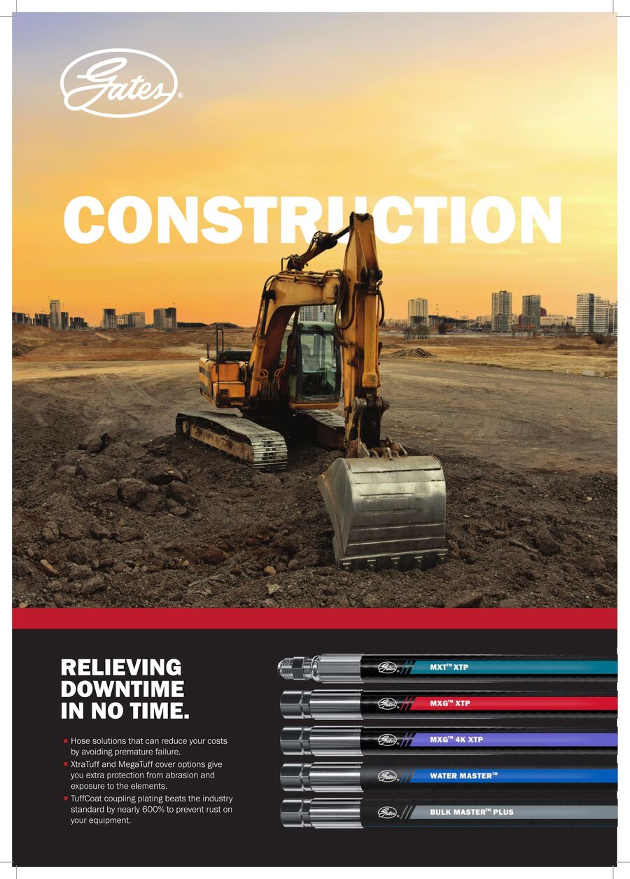 Gates hydraulic hose for construction