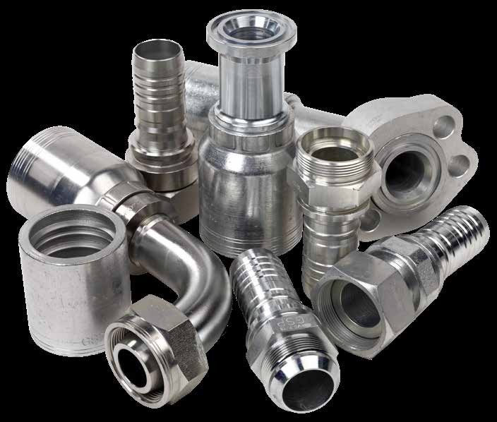 Gates hydraulic hose couplings and fittings - GlobalSpiral, MegaCrimp and Pro Series